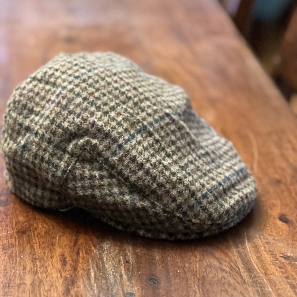 Barbour Houndstooth Wool Twill Cap